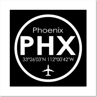 PHX, Phoenix Sky Harbor International Airport Posters and Art